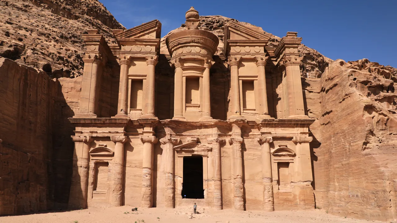 The monastery i Petra. Foto af Anders Atoustrup