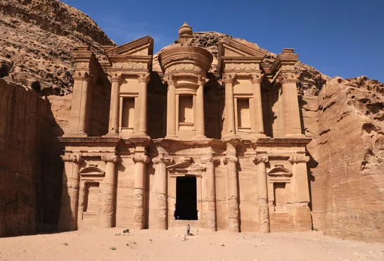 The monastery i Petra. Foto af Anders Atoustrup