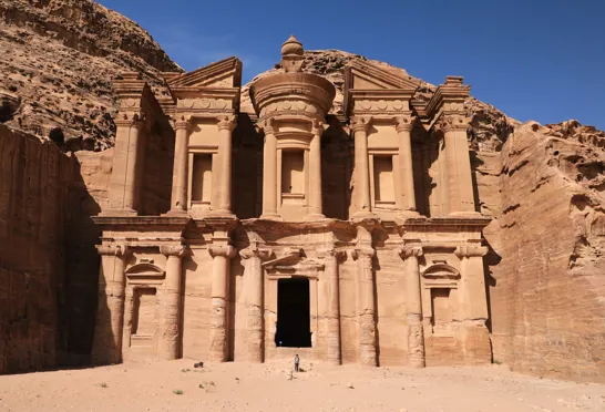 The monastery i Petra. Foto af Anders Stoustrup