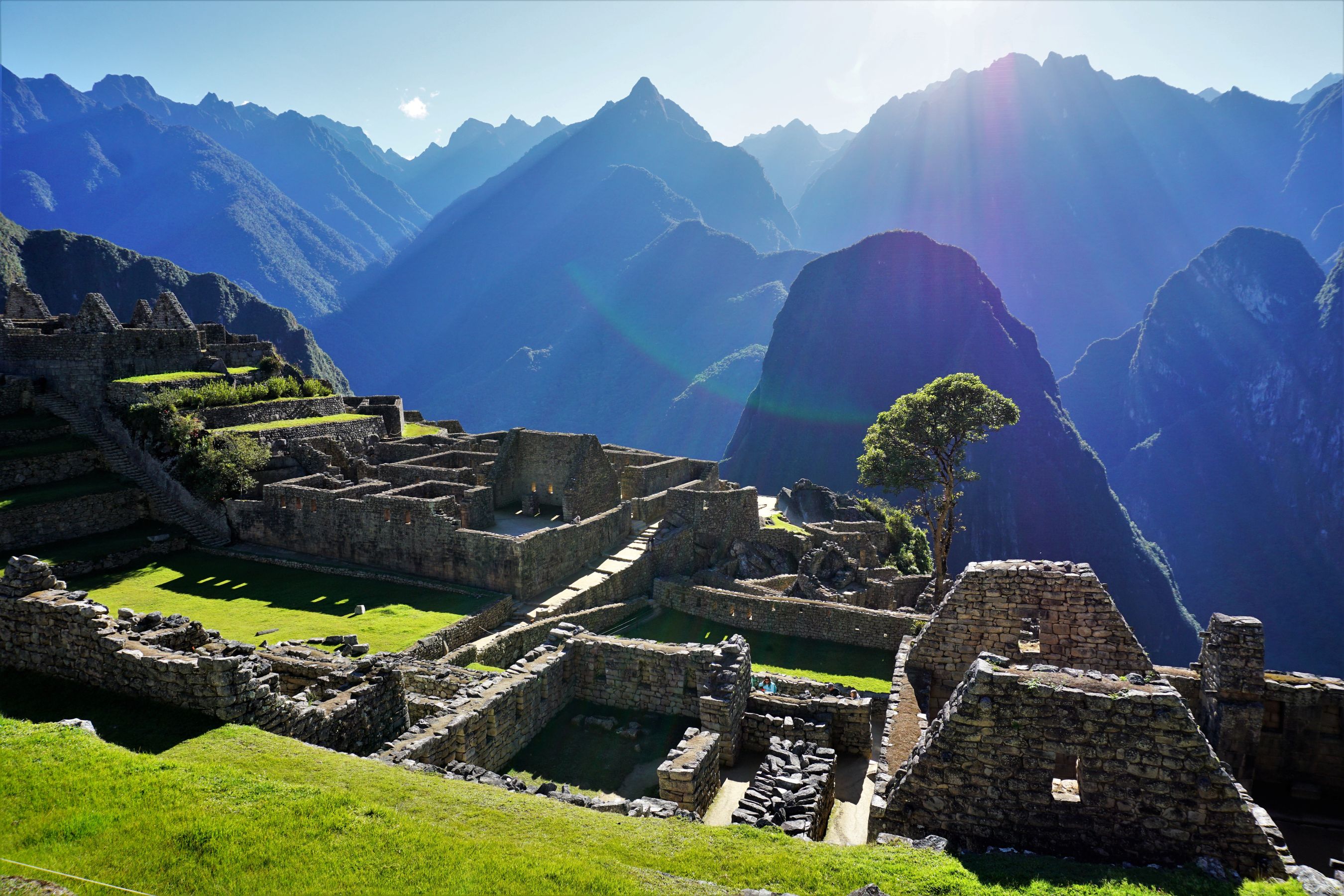 Vi nyder udsigter over Machu Picchu - Inkaernes glemte by. Vi har god tid til at udforske ruinbyen. Foto Kathrine Svejstrup