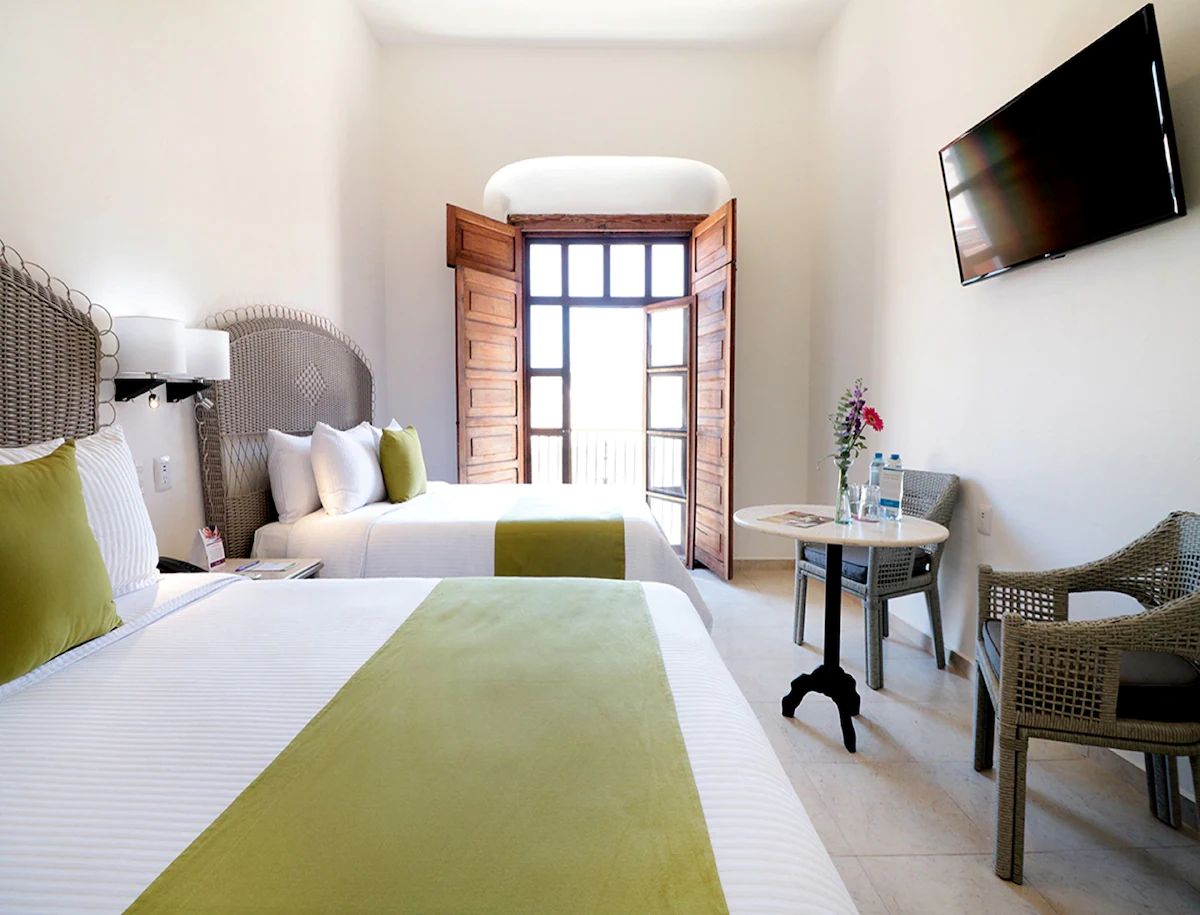 Hotel Mision ligger centralt i Campeches historiske centrum.