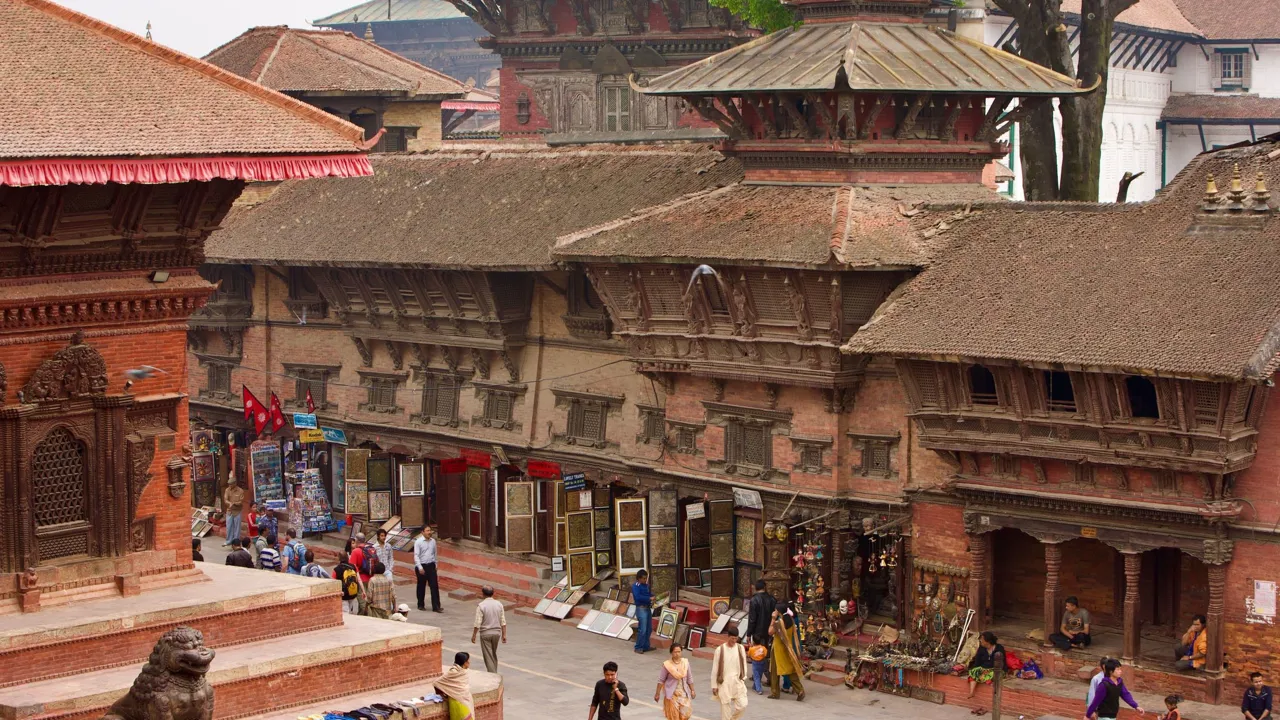 Durbar pladsen i Kathmandu. Foto af Anders Stoustrup