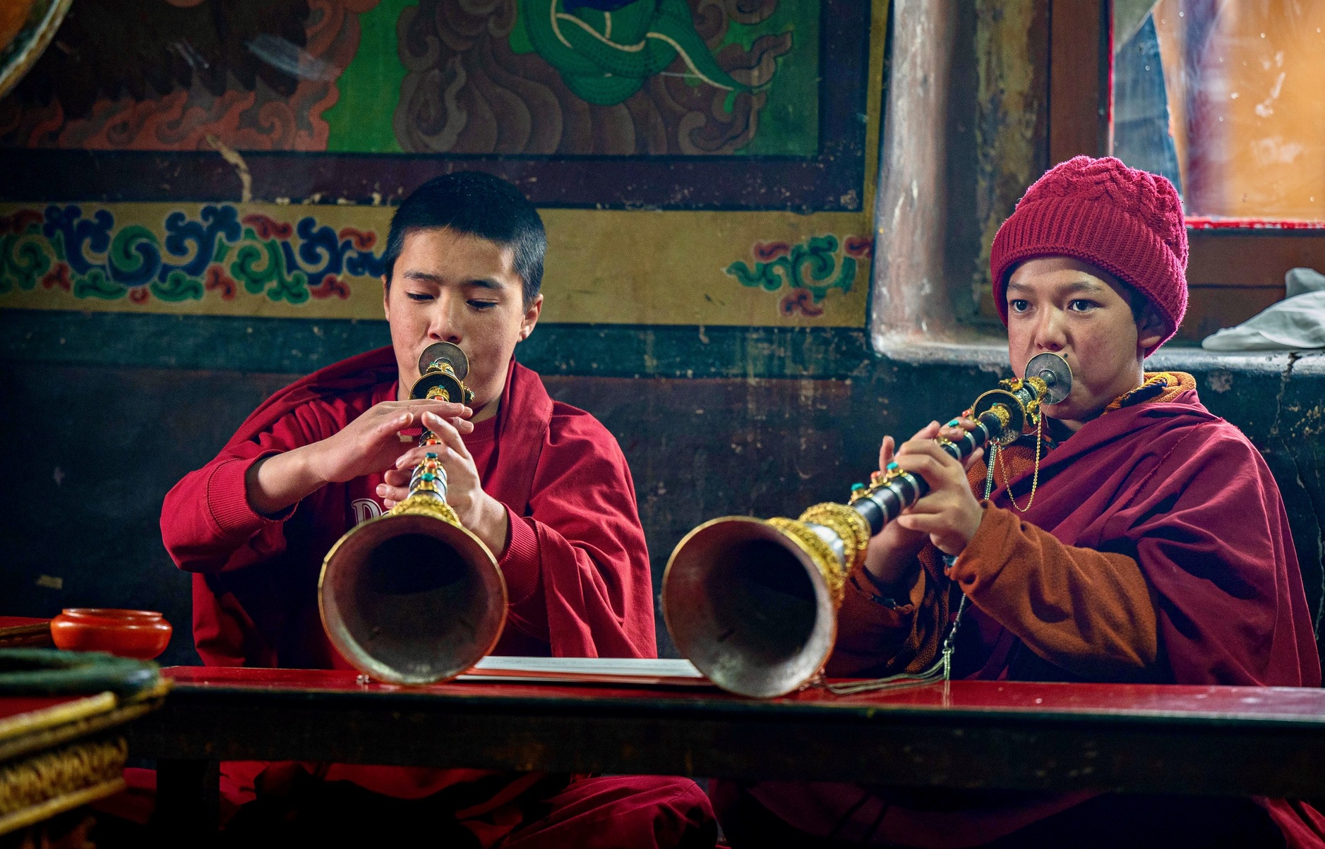 Vi besøger flere klostrer og møder de lokale munke. Foto Ashfaq Rah