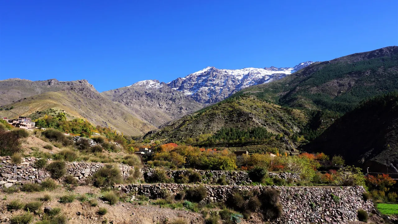 Smukke naturscenerier på vores heldagstur i Atlasbjergene. Foto Kathrine Svejstrup