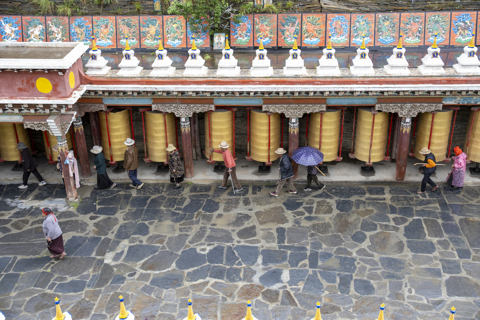 Vi besøger tibetanske landsbyer i Sichuan. Foto Carsten Lorenzen