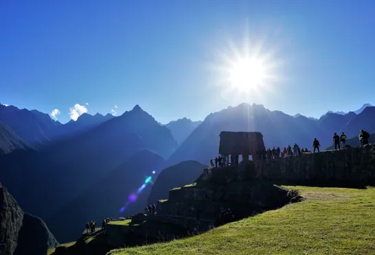 Sol over Machu Picchu. Foto Kathrine Svejstrup