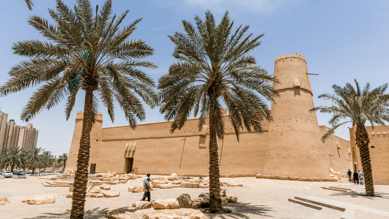 Masmak fort viser traditionelle sider af Riyad. Foto Viktors Farmor