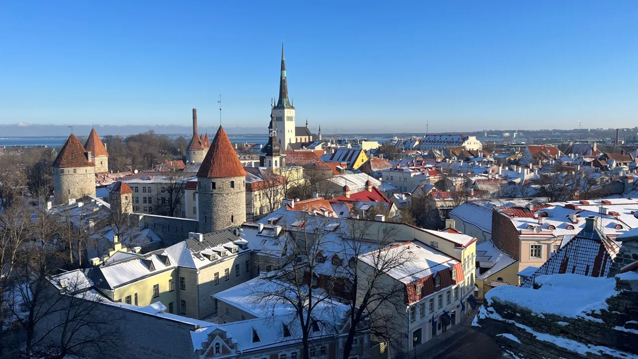 Smuk udsigt over Tallinns gamle bydel. Foto Laura Lyhne Christensen