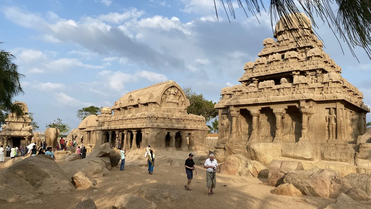 Stentemplerne i Mahabalipuram er mere end 1.000 år gamle. Foto Vagn Olsen
