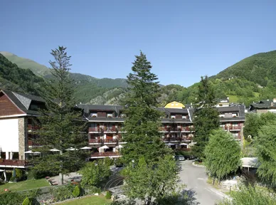 Vores hotel i Ordino. Foto Viktors Farmor