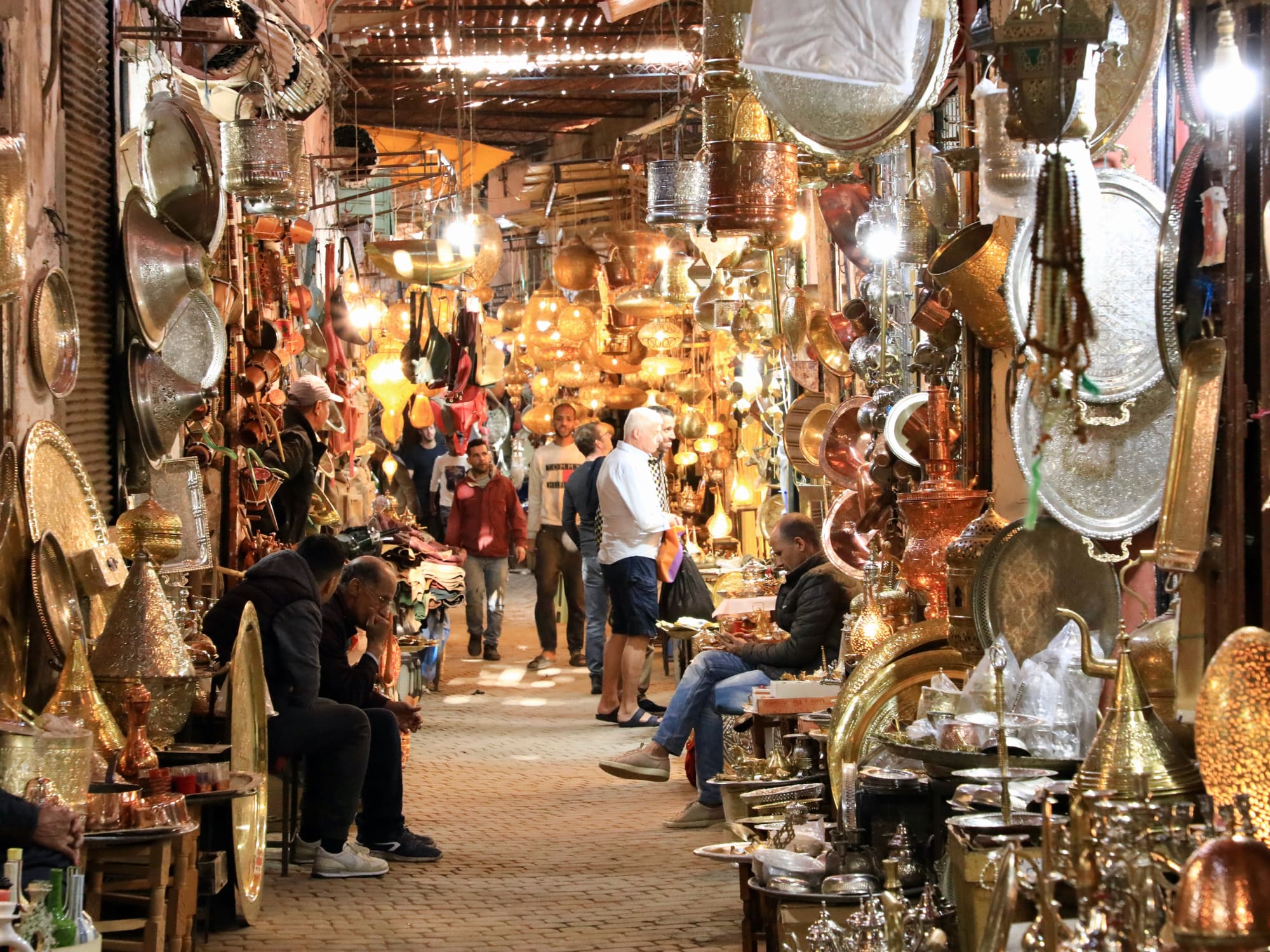 Medinaen i Marrakesh er en sand labyrent af små gyder og skjulte pladser. Foto Viktors Farmor