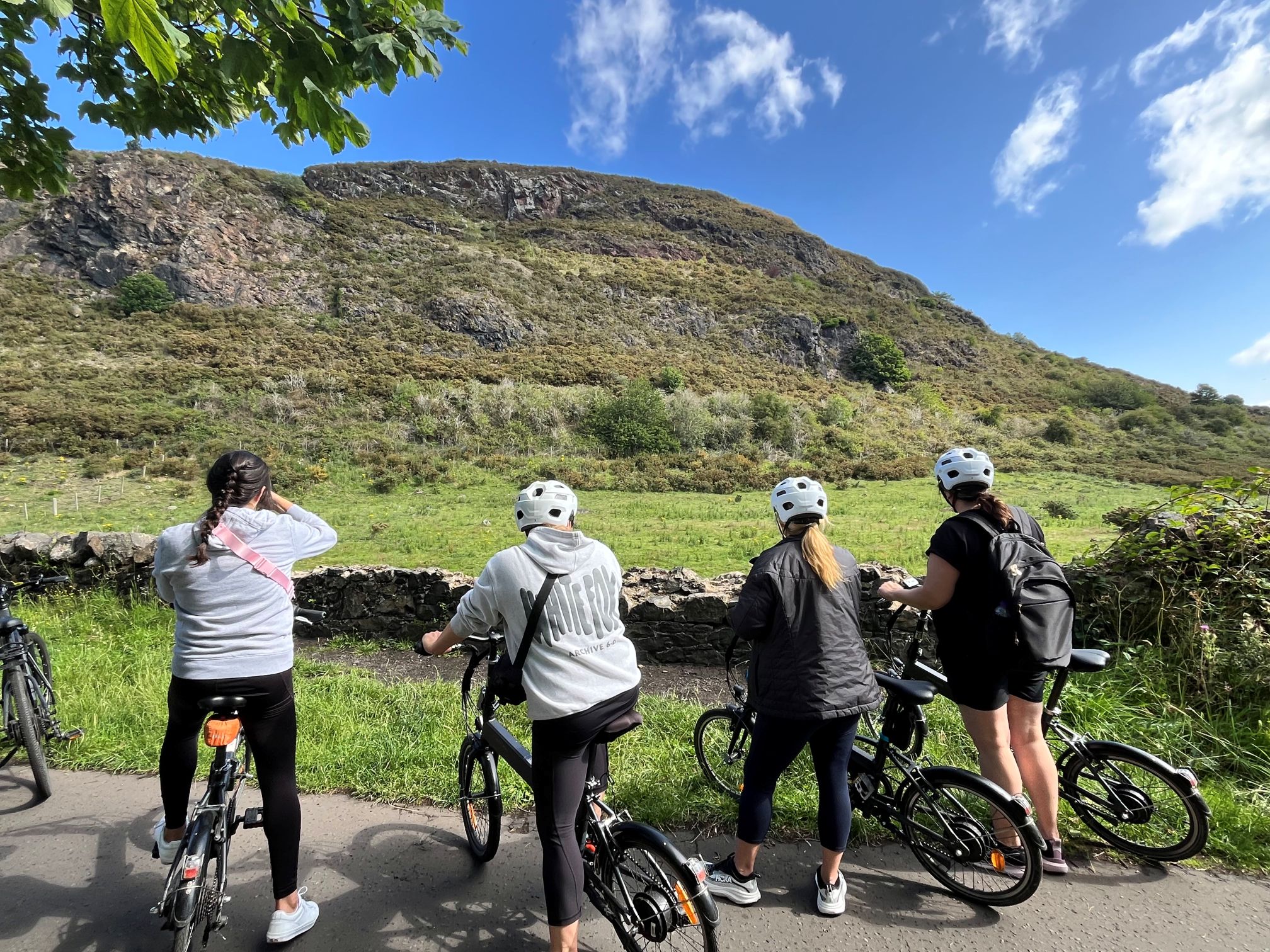 Vi skal på cykelsafarie med en cykelguide fra det prisvindende "A Wee Pedal". Foto Viktors Farmor