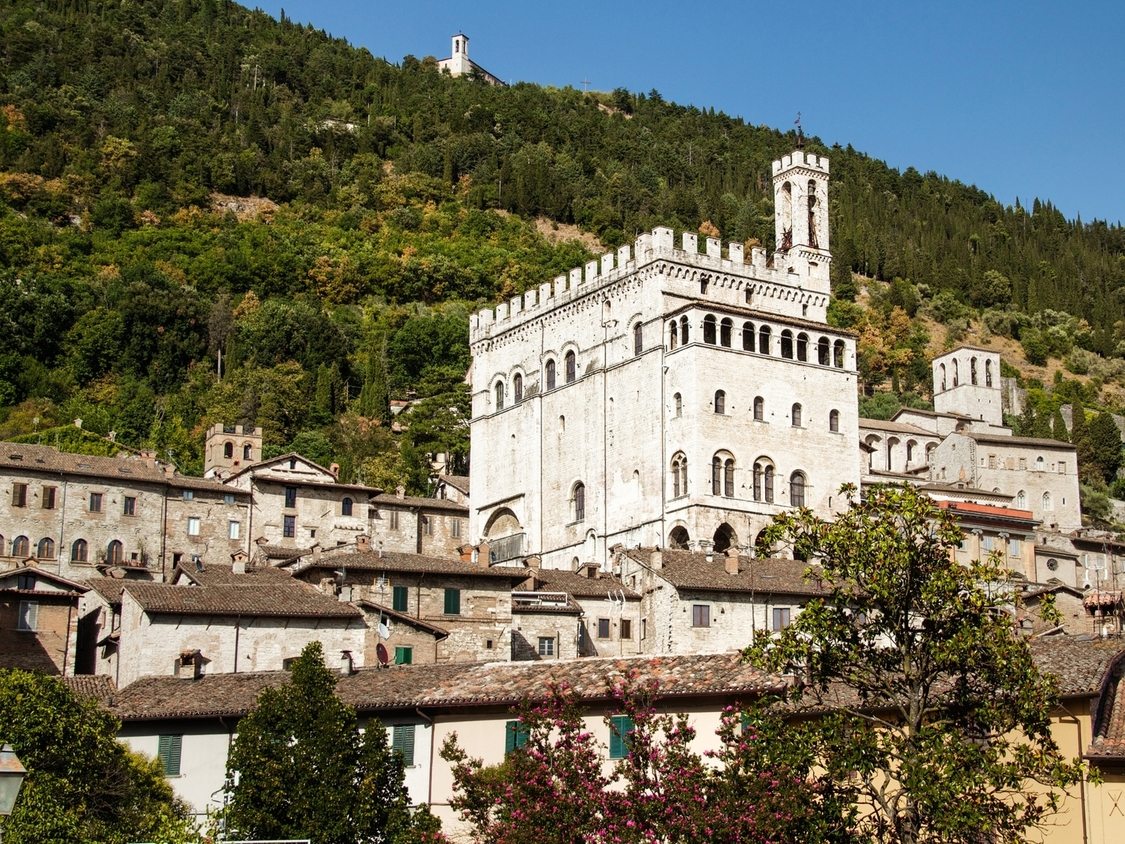 Gubbio, en helt intakt gammel by. Foto Lene Brøndum