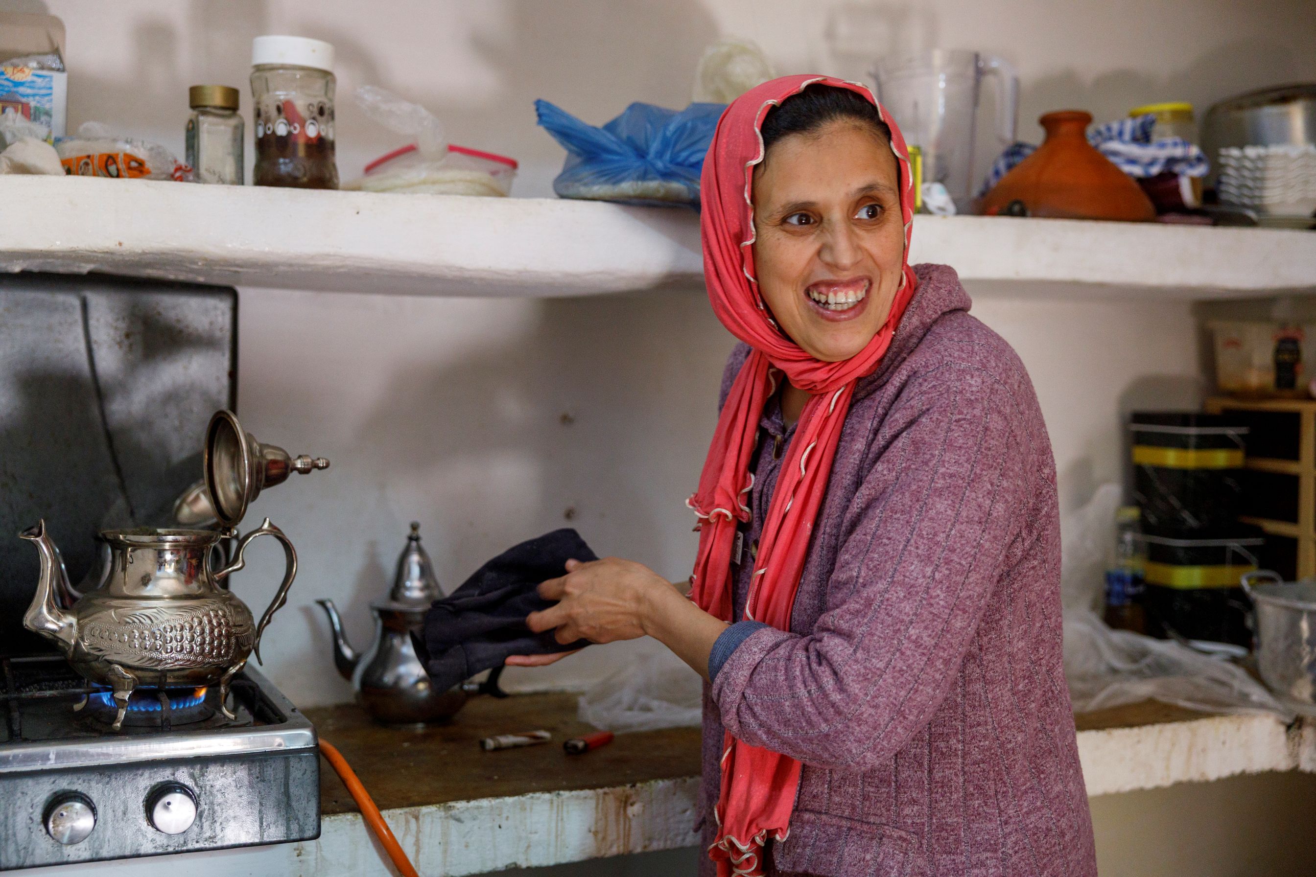Vi bliver klogere på den lokale kvindekultur. Foto Inge Lynggard 