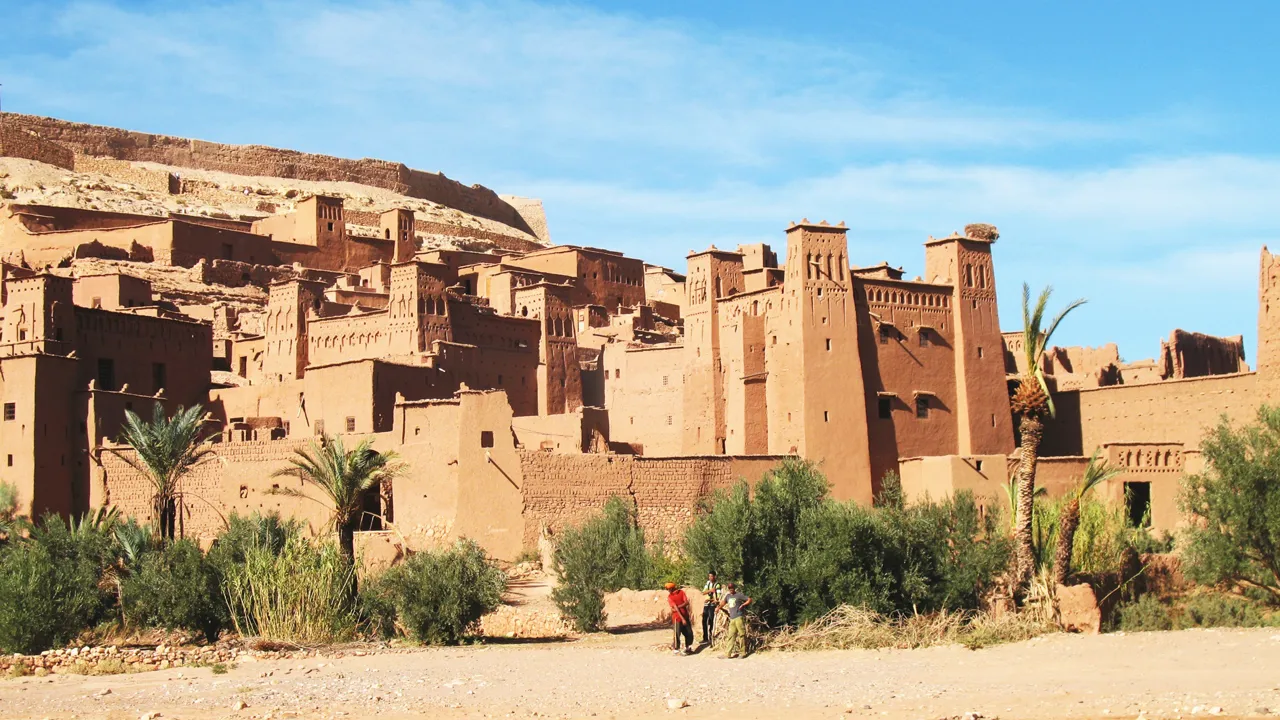 Ait Ben Haddou var et knudepunkt på karavaneruten mellem Sahara og Marrakesh. Foto Kirsten Gynther Holm