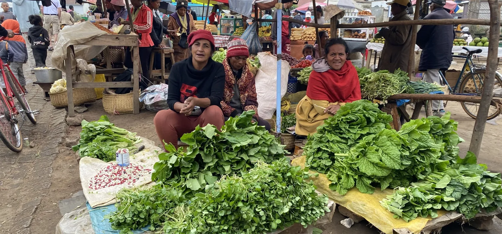 På rejsen gør vi holdt ved små landsbyer og oplever markedslivet. Foto Michael Høeg Andersen