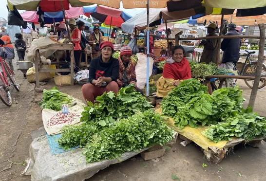 På rejsen gør vi holdt ved små landsbyer og oplever markedslivet. Foto Michael Høeg Andersen