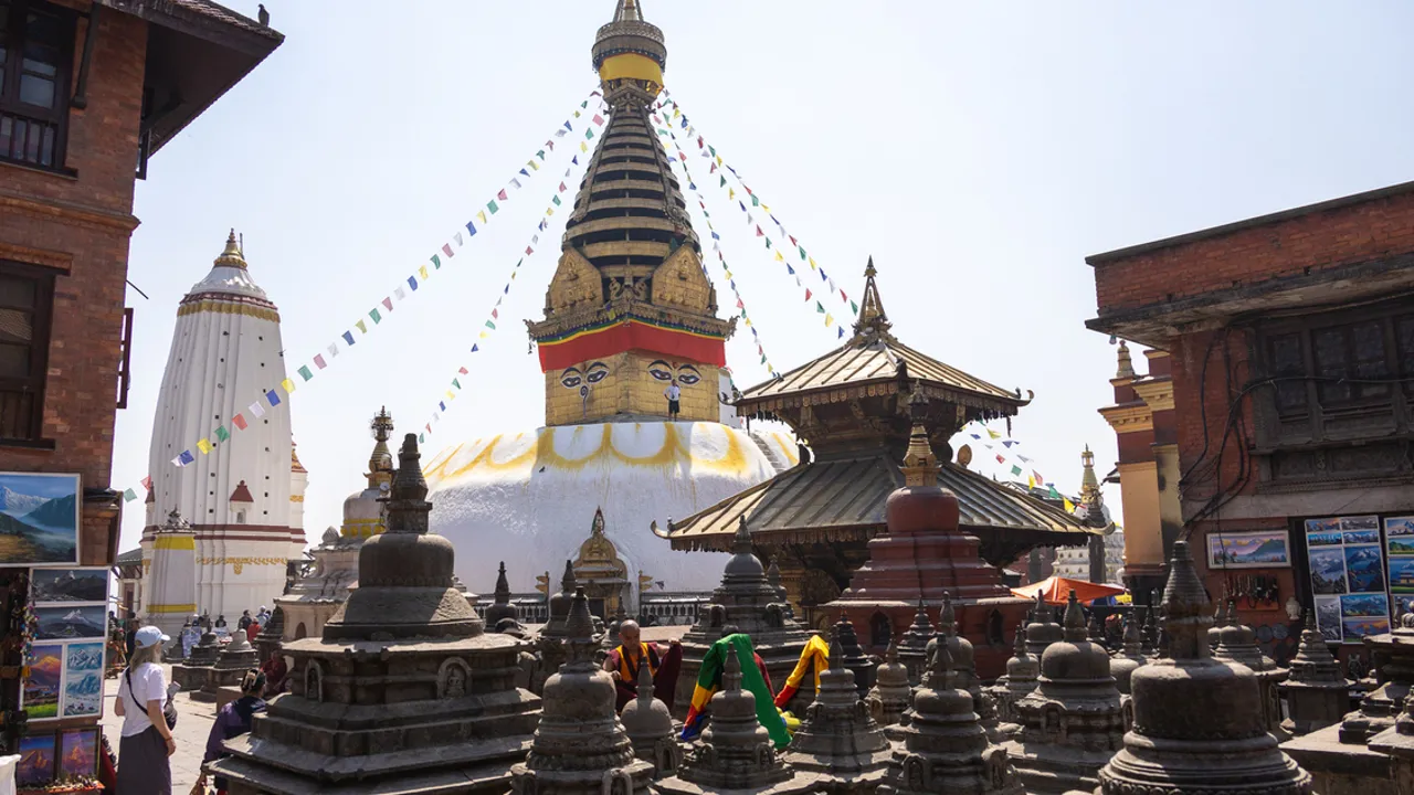 Stupaen Swayambhunath i Kathmandu. Foto Verner Ruud Nielsen