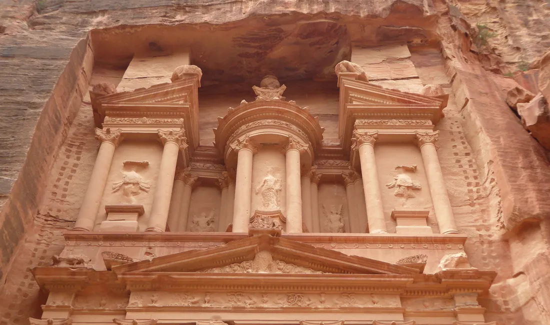 Rejsens højdepunkt er uden tvivl besøget i Petra. Foto Michael Andersen