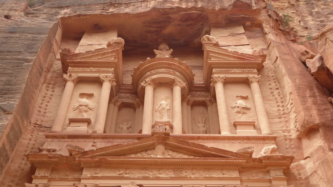 Rejsens højdepunkt er uden tvivl besøget i Petra. Foto Michael Andersen