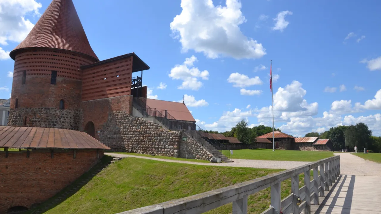 Kaunas' slotsruin i Litauen er fra det 14. århundrede. Foto Gert Lynge Sørensen