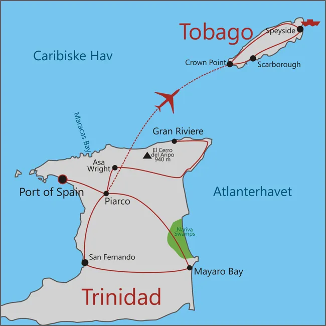 Trinidag og Tobago - Port of Spai - Scarborough