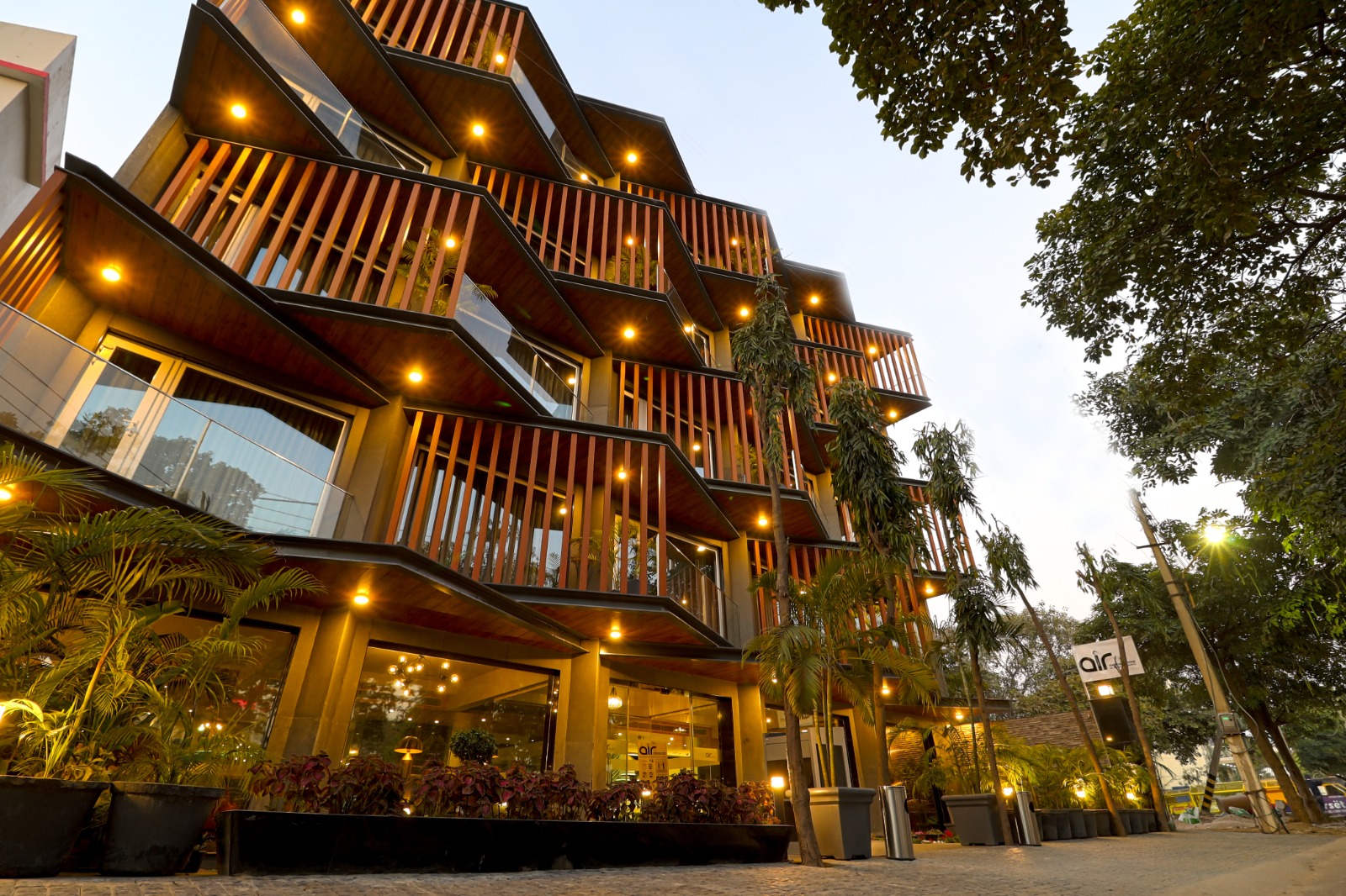 Air by Ahuja Residences i Delhi er et moderne designhotel i den sydlige del af Delhi. Foto Viktors Farmor