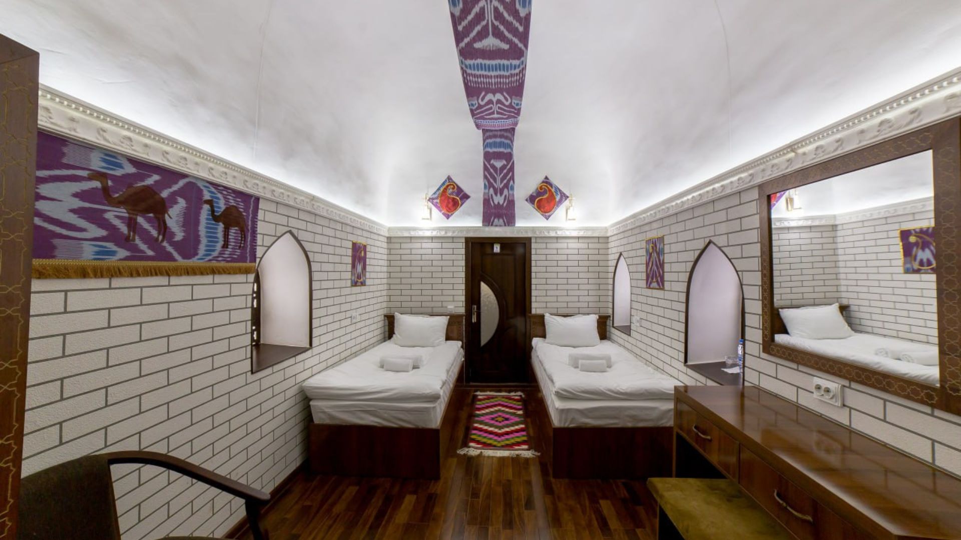 Hyggeligt hotel indrettet i en gammel madras (koranskole) og beliggende lige midt i hjertet af den gamle bydel. Foto Viktors Farmor