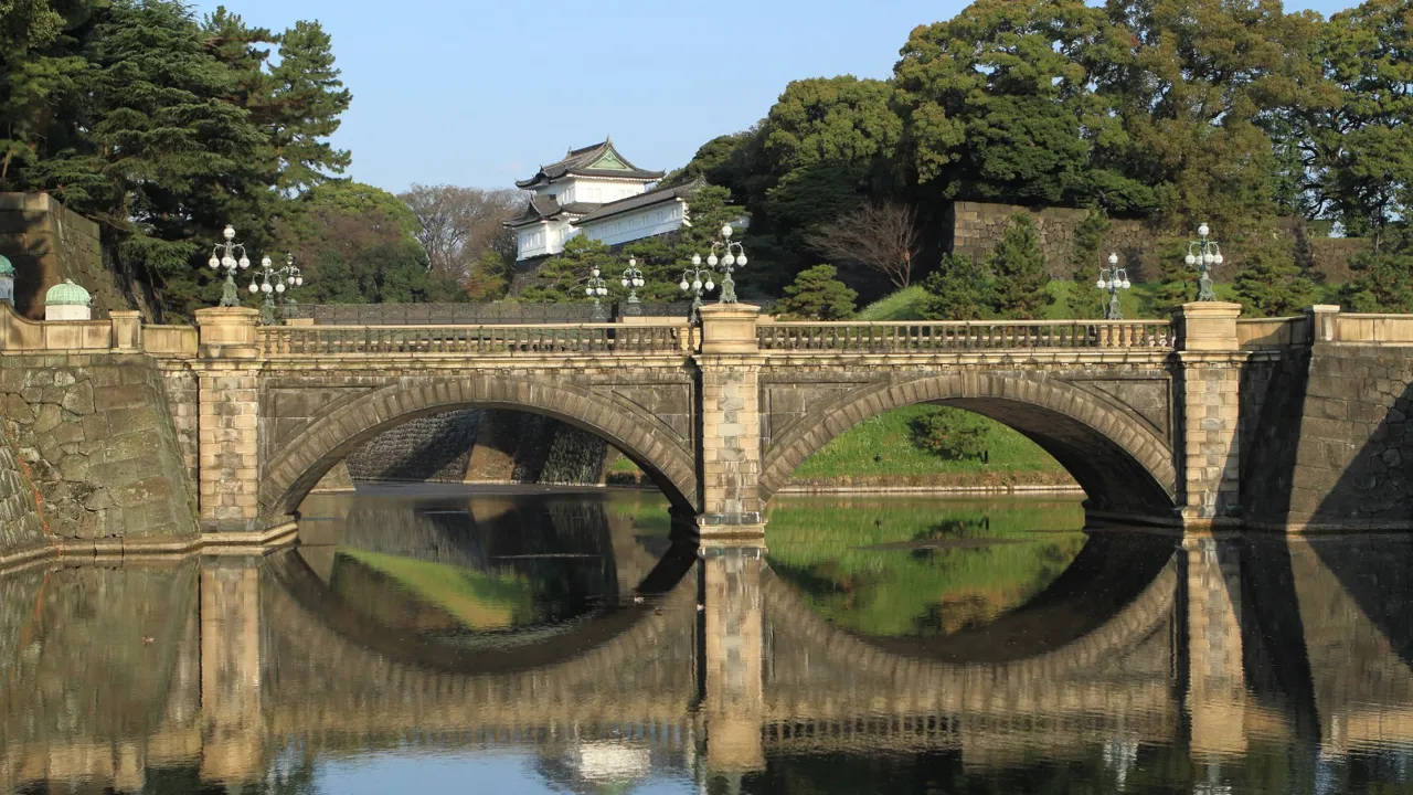 Nijubashi-broen ved Kejserpaladset i Tokyo. Foto Anders Stoustrup
