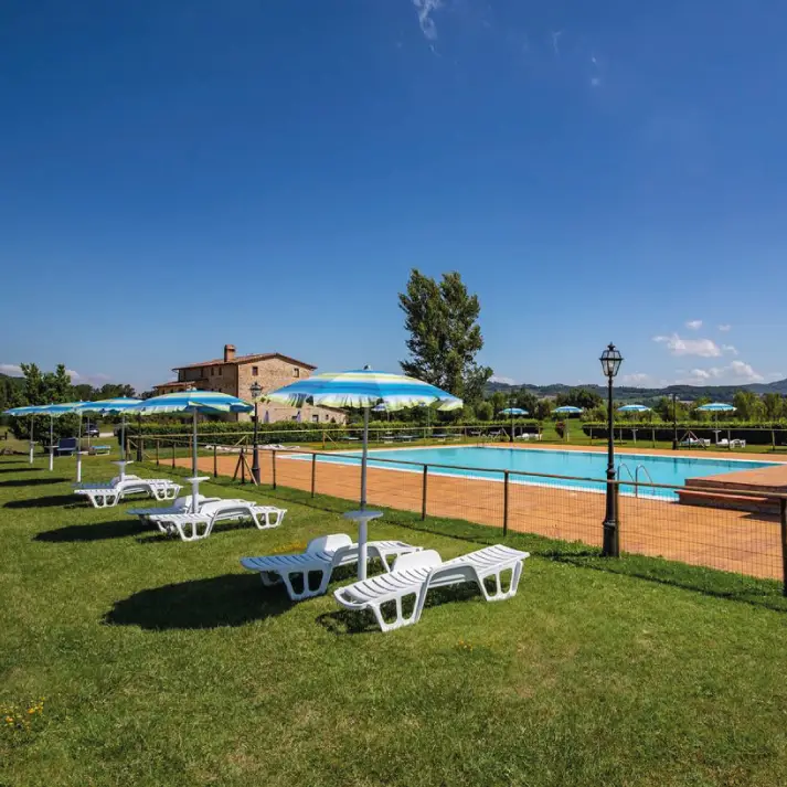 Agriturismo Borgo di Faldo er et rigtig hyggeligt og mere autentisk overnatningssted. Foto Viktors Farmor