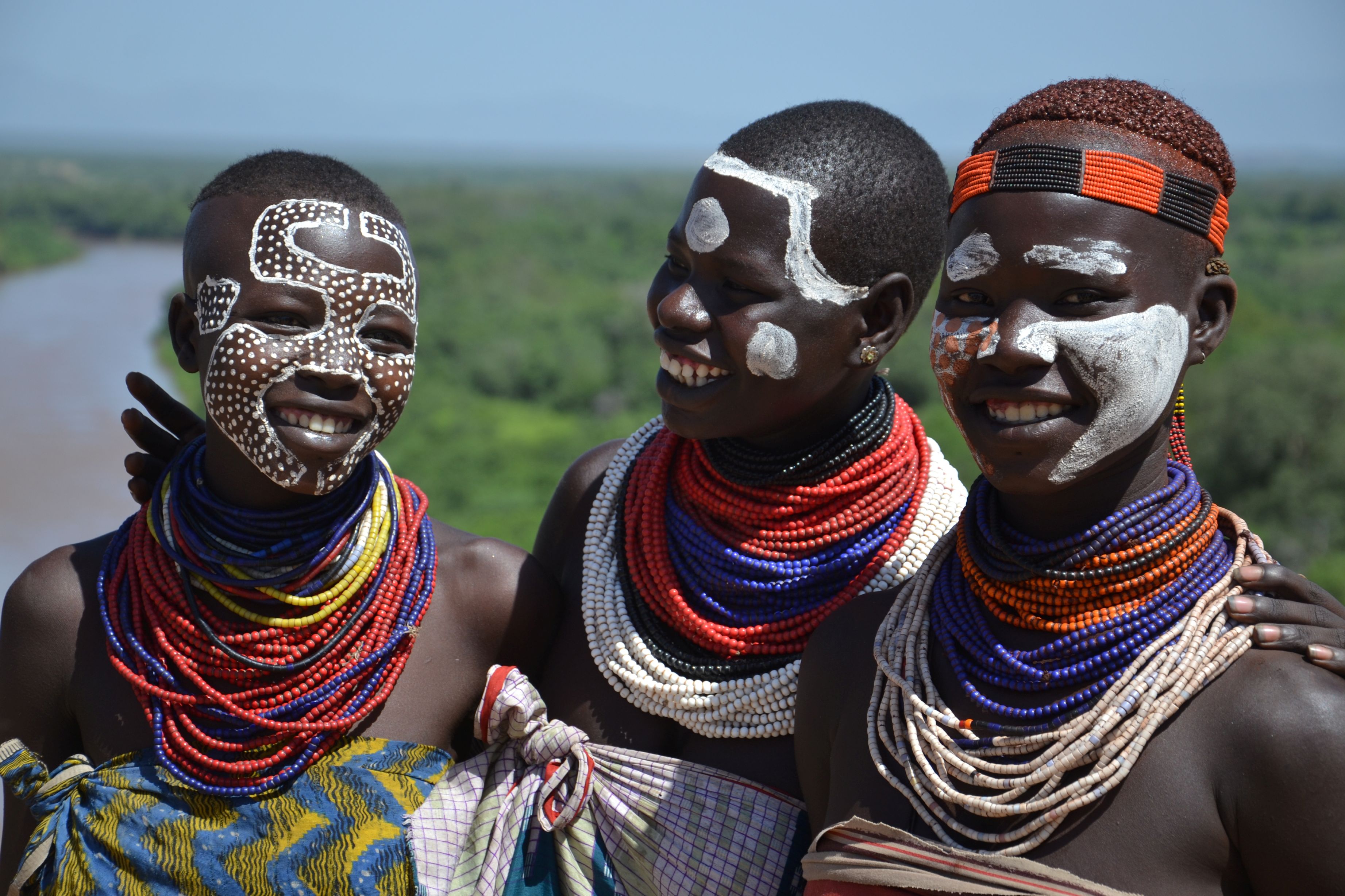 Karo er en af de mindste stammer i Etiopien. Foto Gert Lynge Sørensen