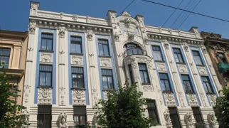 Riga har mange smukke art nouveau huse og inspirerende arkitektur. Foto Kirsten Gynther Holm