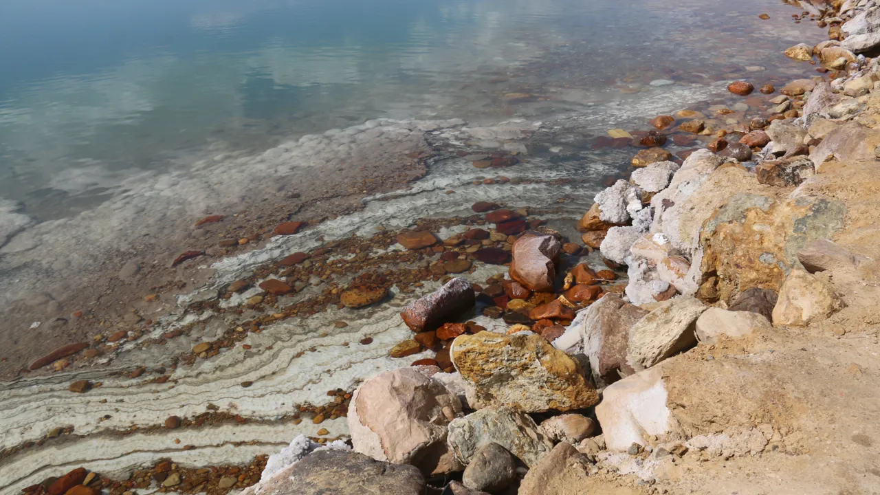 På dag 7 besøger vi Det Døde Hav, hvor der er mulighed for at flyde på vandet. Foto Anja Schmidt 