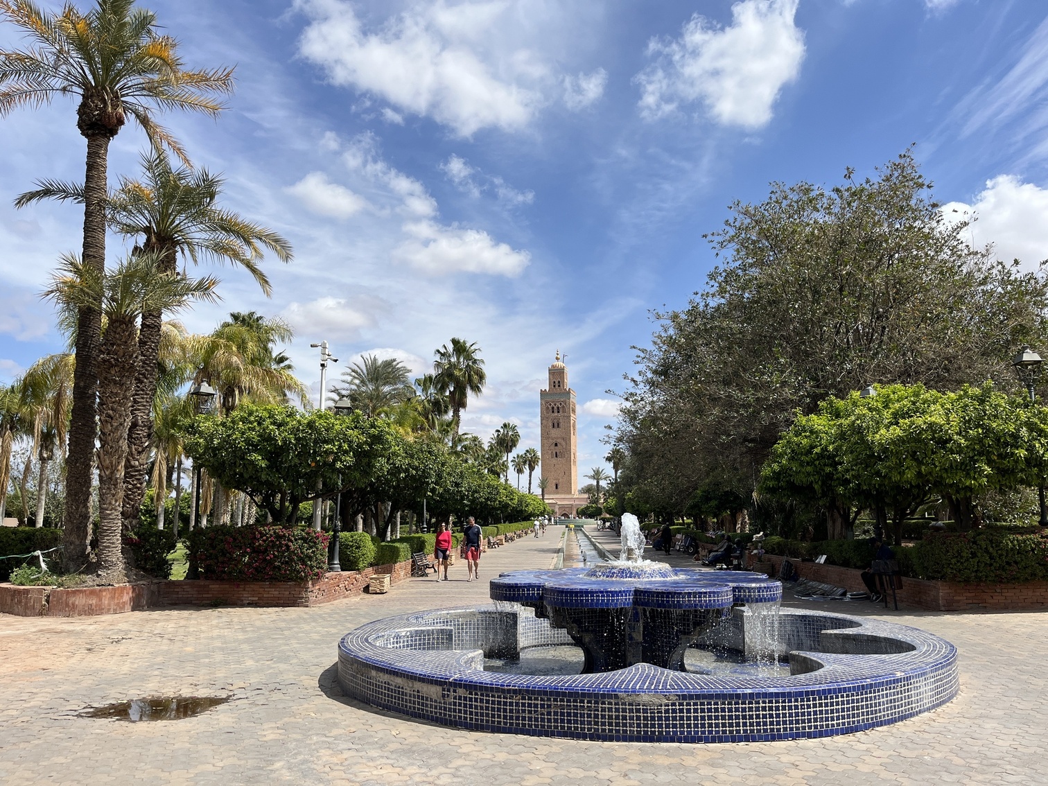Koutoubia minareten er varetegnet i Marrakesh. Foto Josefine Aude Raas 