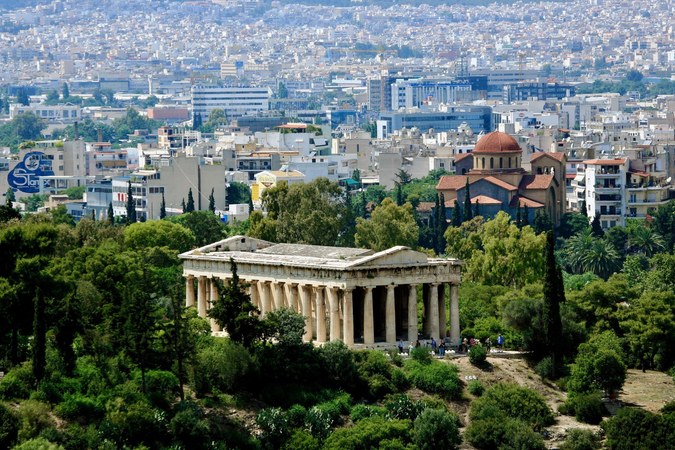 Agora set fra Akropolis. Foto af Anders Stoustrup