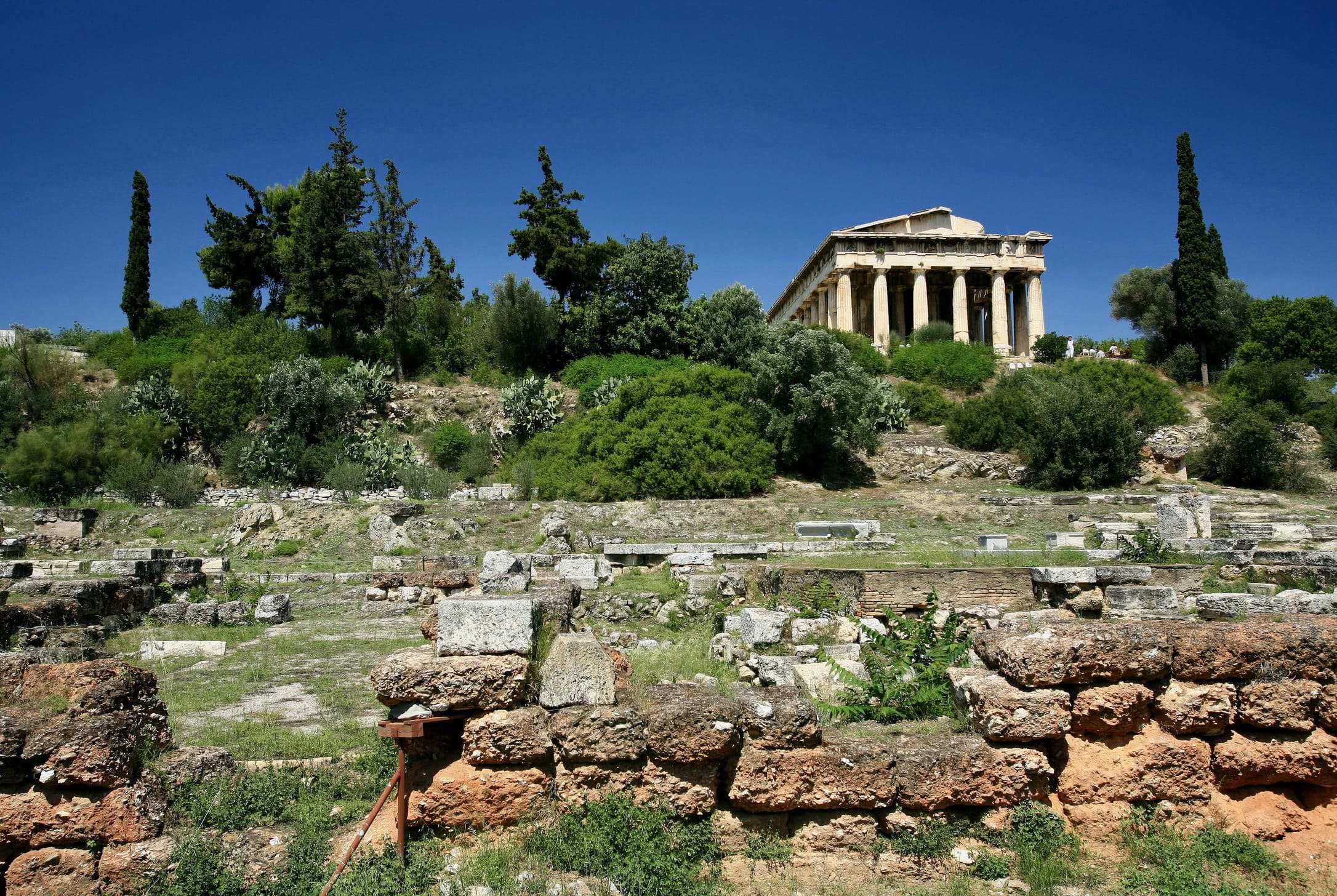 Hephatesion-templet på Agora i Athen. Foto af Anders Stoustrup (1)