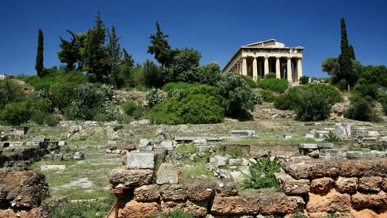 Hephatesion-templet på Agora i Athen. Foto af Anders Stoustrup (1)
