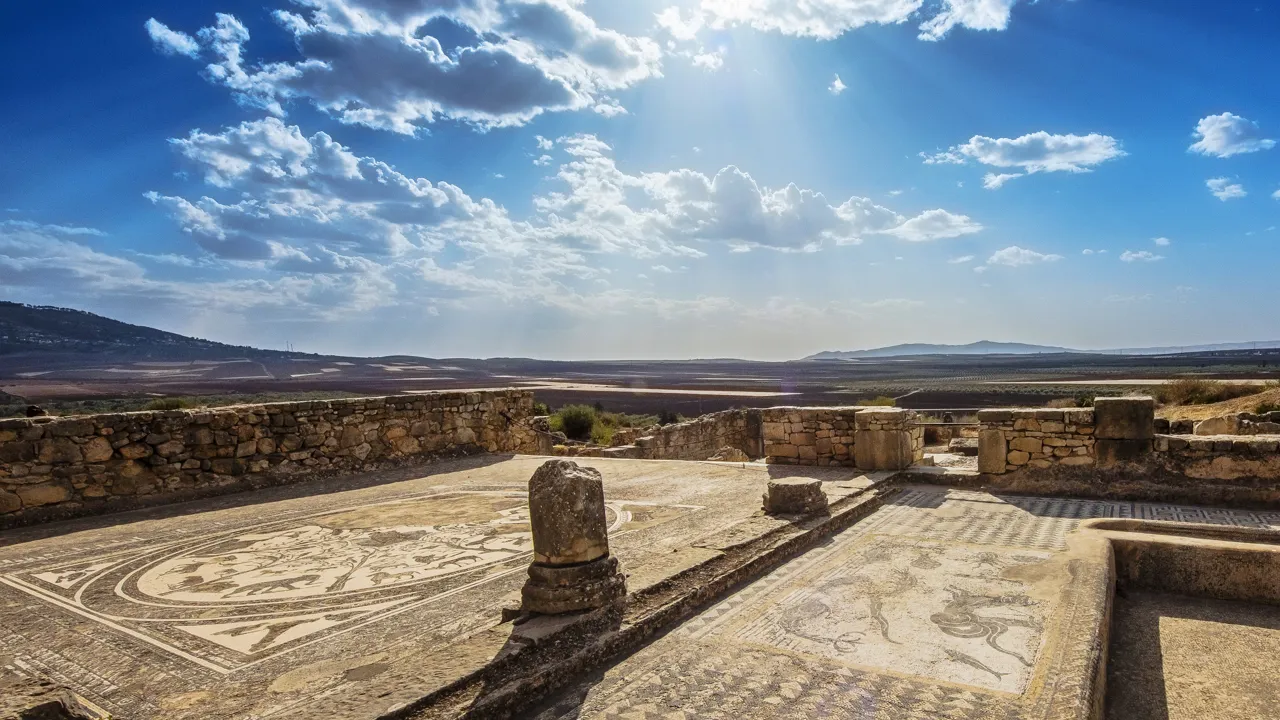 I sin storhedstid var Volubilis en af de vigtigste byer i den vestligste del Romerriget. Foto Karin Reif