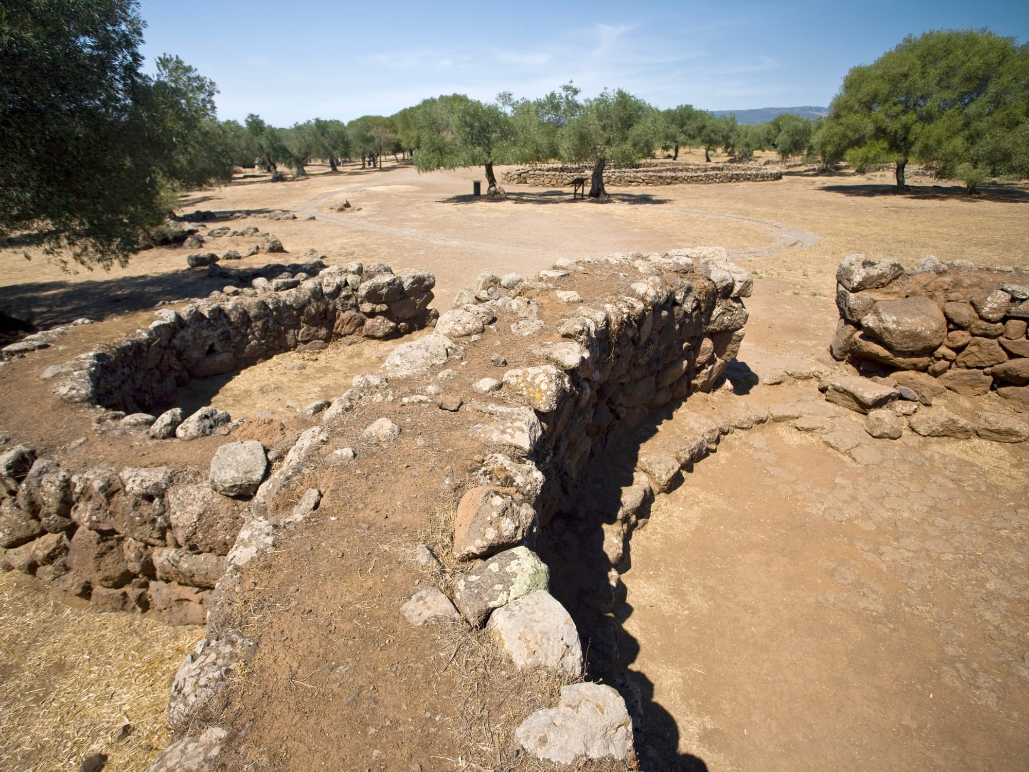 I Santa Cristina Arkæologiske Park finder vi en helt særlig hellig brønd. Foto Viktors Farmor