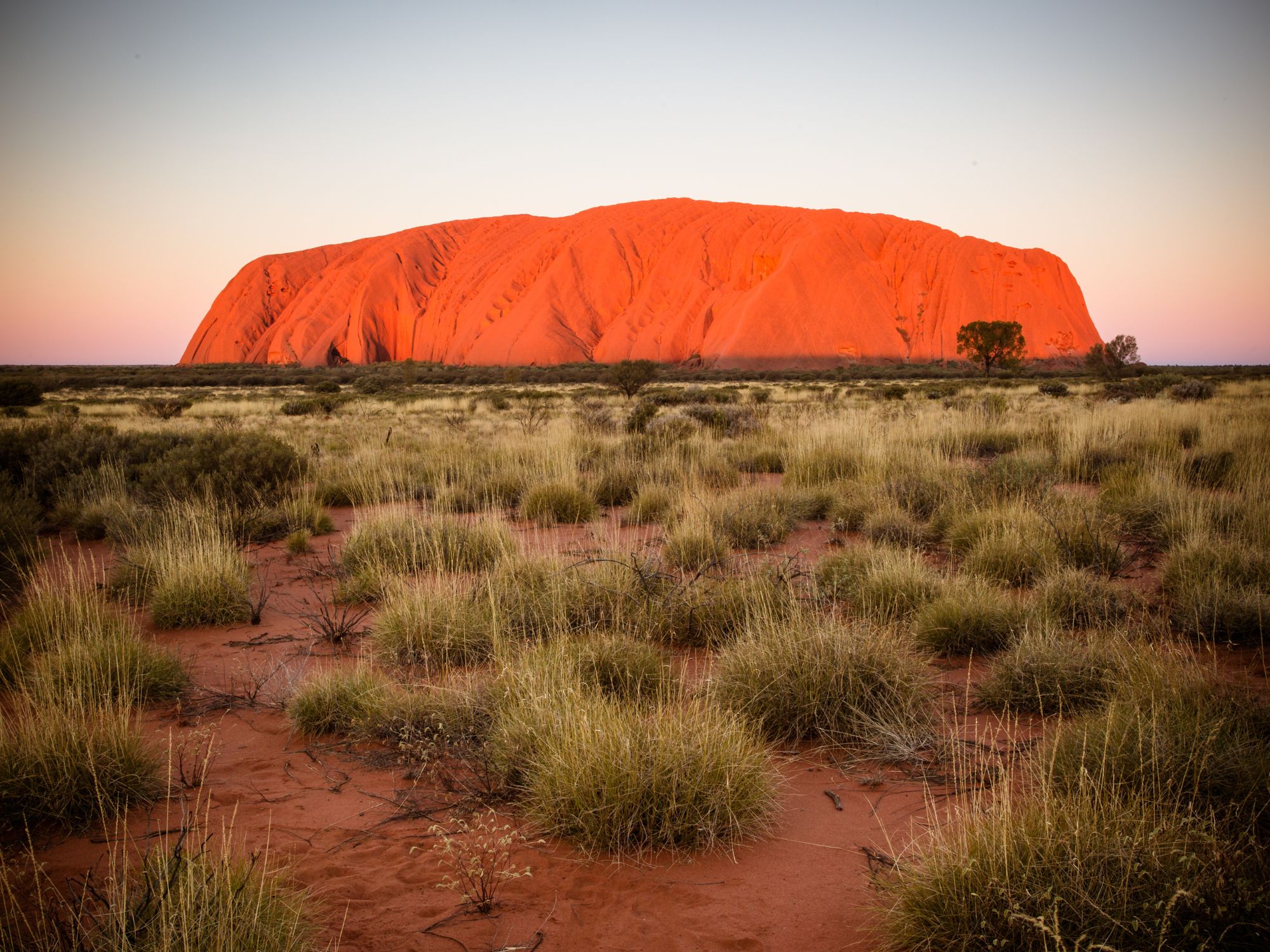 Aboginernes hellige sten, Uluru. Foto Viktors Farmor
