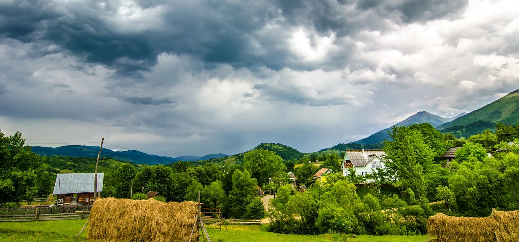 Den landlige idyl er udtalt i Maramures.