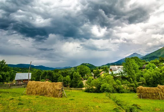 Den landlige idyl er udtalt i Maramures.