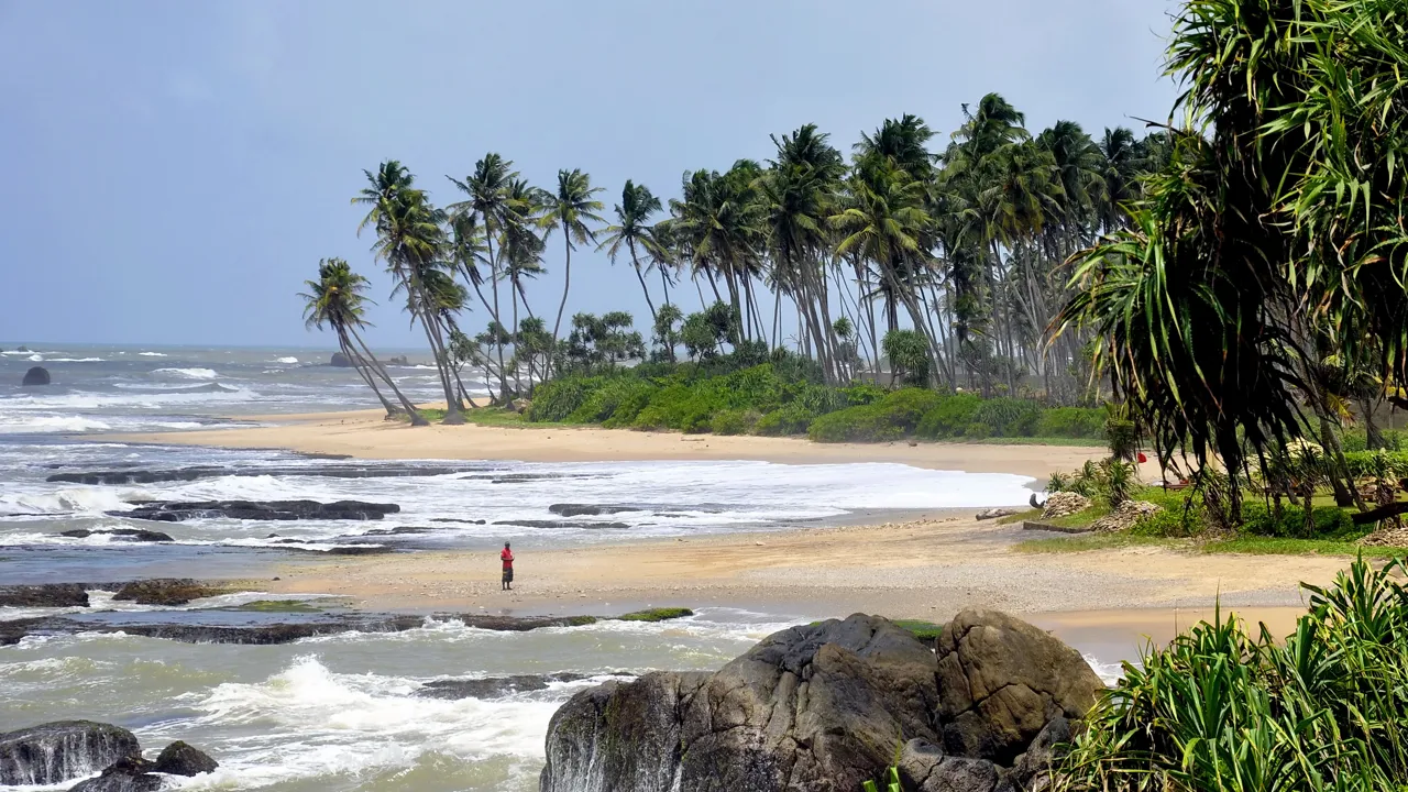 Der er smukke strande ved sydvestkysten. Foto Claus Christensen