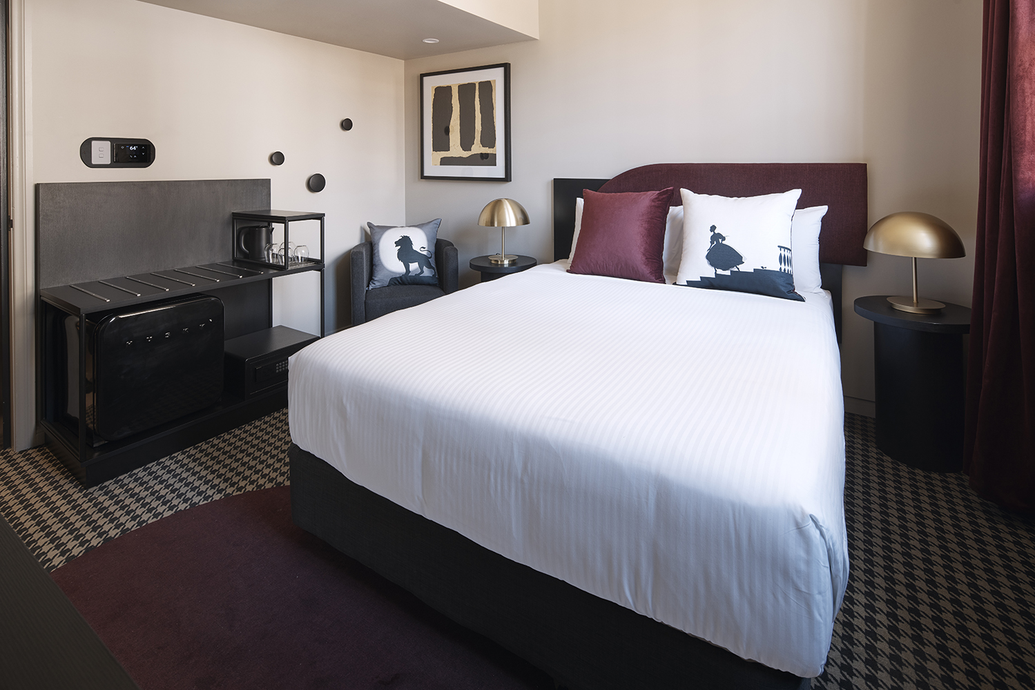 Komfort og stil er i højsædet på førsteklasse på Capitol Hotel i Sydney. Foto Viktors Farmor