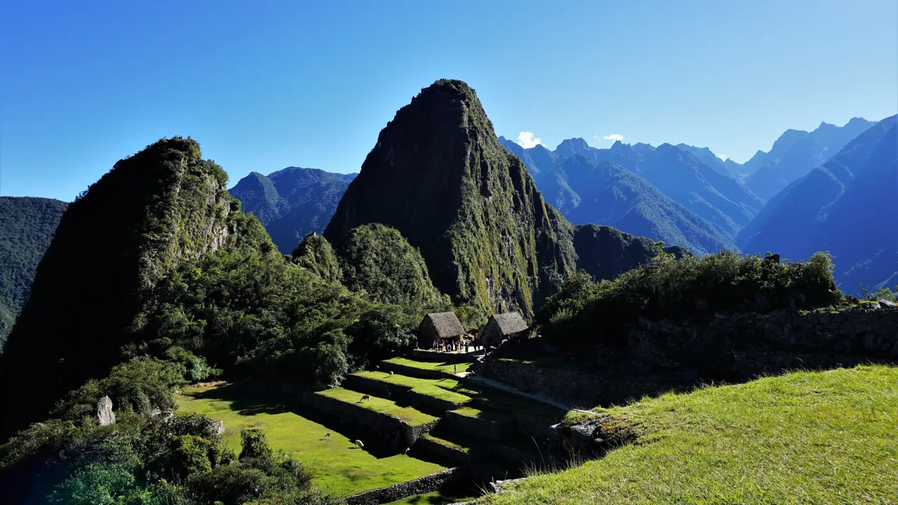 Machu Picchu i strålende solskinsvejr tager pusten fra én. Foto Kathrine Svejstrup