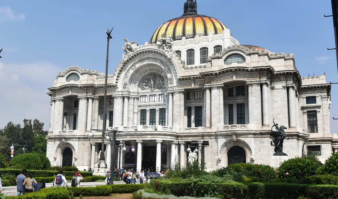 Palacio de Bellas Artes i Mexico City. Foto Josefine Aude Raas