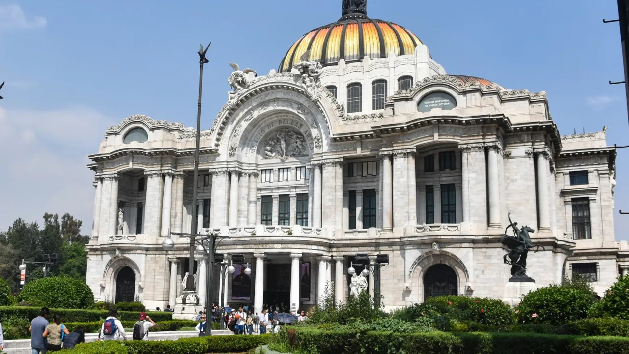 Palacio de Bellas Artes i Mexico City. Foto Josefine Aude Raas