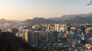 Der bor næsten 10 millioner mennesker i Seoul. Foto Viktors Farmor