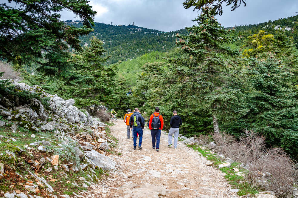 Vi vandrer til et byzantinsk kloster på Hermettus Bjerget udenfor Athen. Foto Chris Panagiotopoulos
