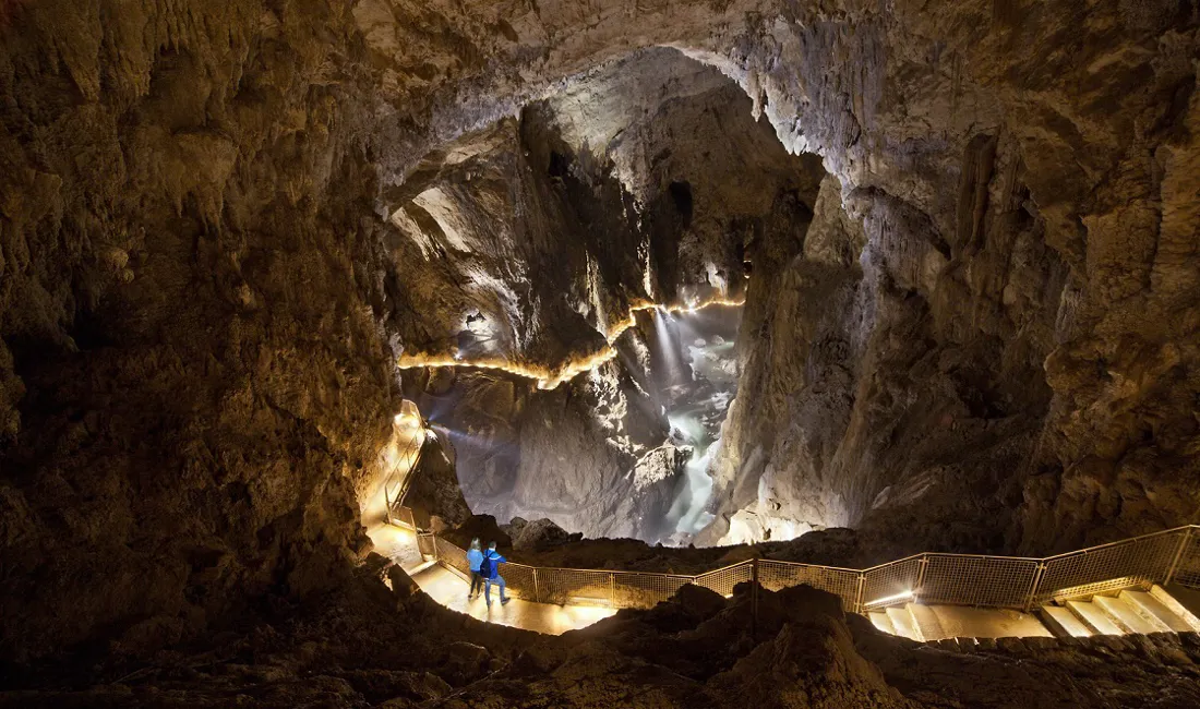 Škocjan Caves i Slovenien er optaget på UNESCOs verdensarvs-liste. Foto Jošt Gantar